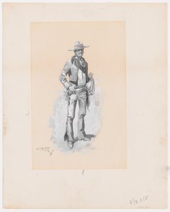Blanco, für Charles J. Steedman, Bucking the Sagebrush von Charles Marion Russell
