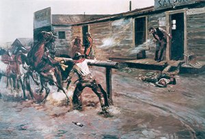 Der Tod eines Spielers von Charles Marion Russell