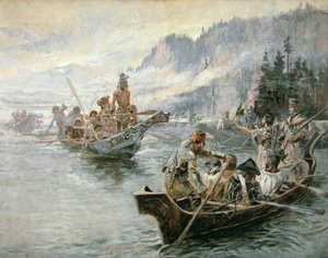 Lewis & Clark am unteren Columbia River
