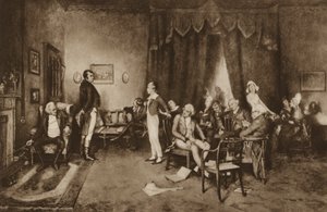 Treffen von Robert Burns und Sir Walter Scott, Edinburgh