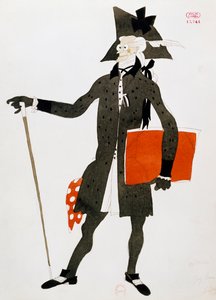 Kostüm für die Figur des Notars aus Der Barbier von Sevilla von Gioacchino Rossini