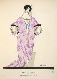 Zögern aus Gazette de Bon Ton, veröffentlicht 1920 von Charles Martin