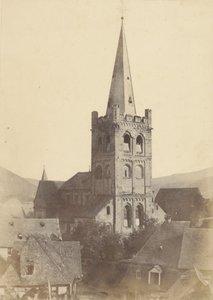 Baccharah: Blick auf die Kirche von Charles Marville