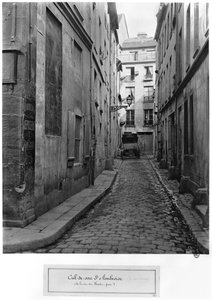 Cul-de-sac Saint-Ambroise, von der rue du Haut-Pave, Paris, 1858-78