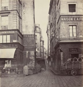Rue Mondétour, de la rue Rambuteau, 1860er-70er