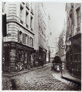 Rue Saint-Severin, von der Rue de la Harpe, Paris, 1858-78