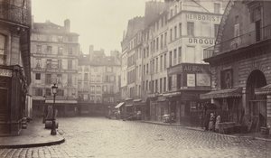 Rue de la Lingerie, de la rue Berger, 1860er-70er Jahre