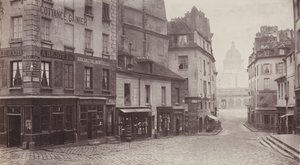 Rue du Haut-Pave Pantheon in der Ferne, 1865-69