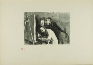 Maler und der Bourgeois