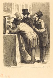 Das Auktionshaus: Der Liebhaber von Charles Maurand after Honoré Daumier