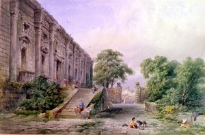 Ansicht der Ostfront von Nottingham Castle, 1879 von Charles McArthur
