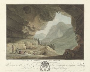 Ansicht einer Landschaft aus der Drachenhöhle