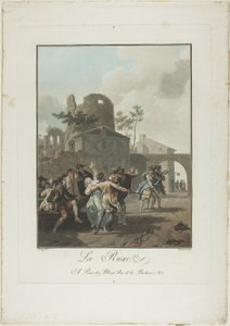 Die Schlägerei von Charles Melchior Descourtis