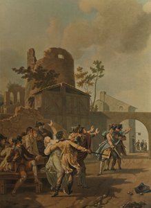 La Rixe, Die Schlägerei, um 1780, 1913