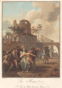La Rixe Die Schlägerei, ca. 1792