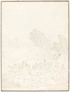 Noce de Village Dorfhochzeit, 1785 von Charles Melchior Descourtis