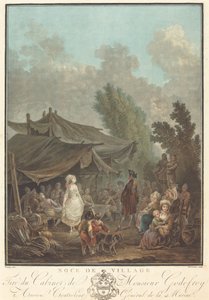 Dorffest, 1785 von Charles Melchior Descourtis