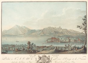 Ansicht von Schadau von Charles Melchior Descourtis