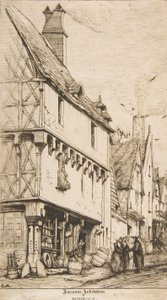 Ein altes Haus oder Das Haus des Musikers, Bourges, 1860