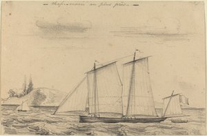 Chasse-maree am Wind von Charles Meryon