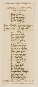 Widmungsverse von Meryon an Reinier Nooms, genannt Zeeman von Charles Meryon