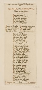Widmungsverse von Meryon an Reinier Nooms, genannt Zeeman von Charles Meryon