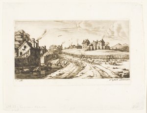 Eingang zum Vorort Saint-Marceau, Paris von Charles Meryon