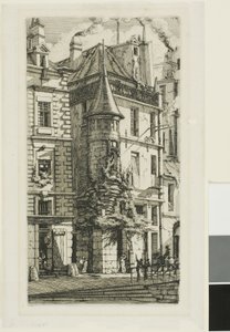 Haus mit einem Turm, rue de la Tixeranderie