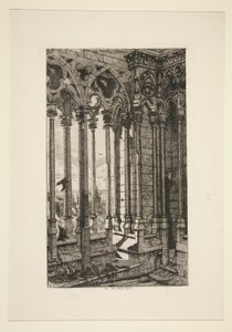 Die Galerie Notre-Dame von Charles Meryon