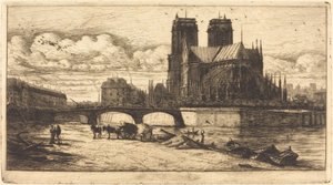 Die Apsis der Kathedrale Notre-Dame, Paris