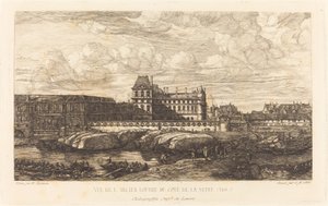 Das alte Louvre, nach einem Gemälde von Zeeman, 1651