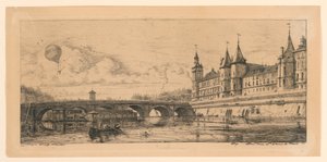 Le Pont-au-Change von Charles Meryon