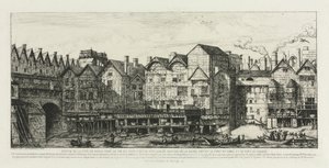 Teil der Stadt Paris am Ende des 17. Jahrhunderts, 1861