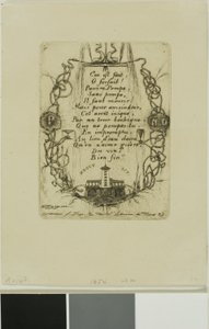Pompe Notre-Dame, Paris, kleine Platte von Charles Meryon
