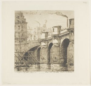 Pont-Neuf, Paris von Charles Meryon