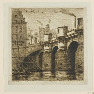 Pont-Neuf, Paris von Charles Meryon