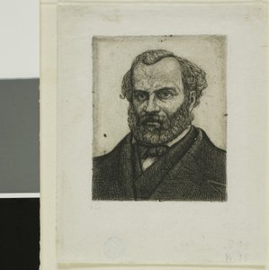 Porträt von Armand Guéraud aus Nantes, Drucker und Literat von Charles Meryon