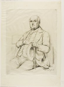 Porträt von Casimir le Conte von Charles Meryon