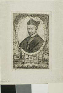 Porträt von Pierre Nivelle, Bischof von Luçon von Charles Meryon