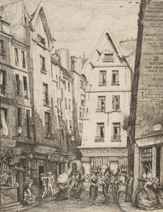 Rue Pirouette aux Halles, Paris, nach Laurence, 1860
