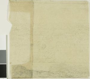 Studie für San Francisco, mittlerer rechter Abschnitt von Charles Meryon