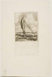 Schnellsegelnde Proa, Mulgrave-Archipel, Ozeanien von Charles Meryon