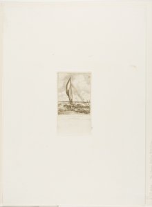 Schnellsegelnde Proa, Mulgrave-Archipel, Ozeanien von Charles Meryon
