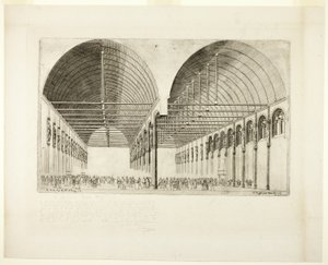Das Vorzimmer des Palais de Justice, Paris von Charles Meryon