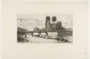 Die Apsis von Notre-Dame, Paris