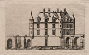 Das Schloss von Chenonceau, 1856