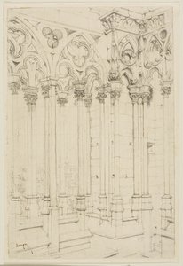 Die Galerie von Notre-Dame, Paris von Charles Meryon