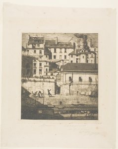 Das Leichenschauhaus, Paris von Charles Meryon