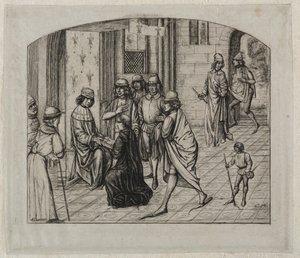 Das gedruckte Werk des lateinischen Autors Valerius Maximus, präsentiert König Ludwig XI., 1860 von Charles Meryon