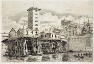 Die Pumpe, Notre Dame von Charles Meryon